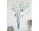 Nursery Tree Birdhouse Decal